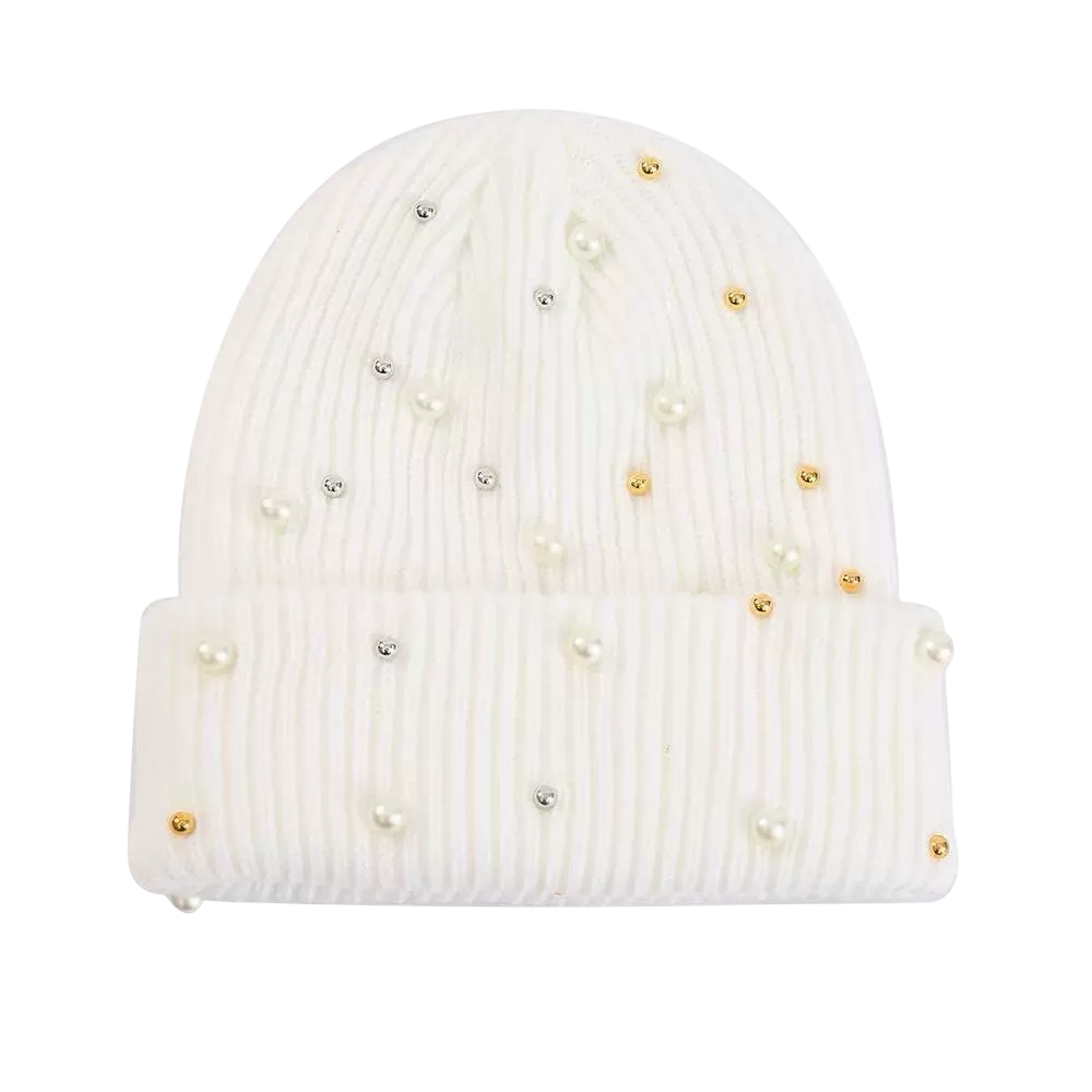 Glassy Pearl beanie