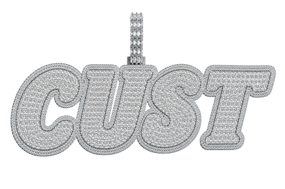 Custom Iced out pendant