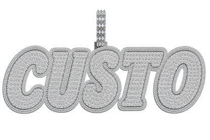 Custom Iced out pendant