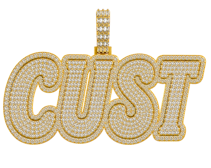 Custom Iced out pendant