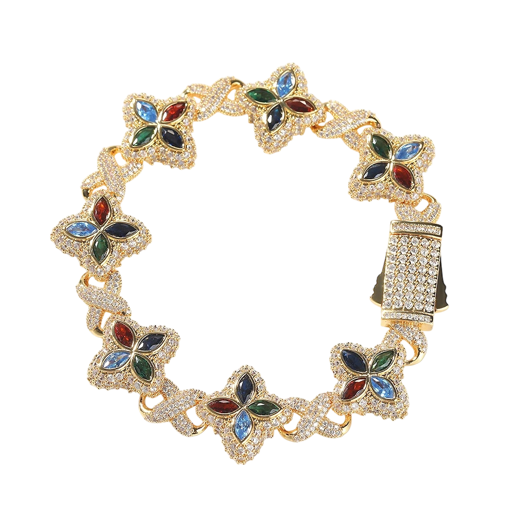 Multicolor Iced Glassy